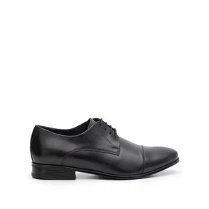 Pantofi eleganti barbati din piele naturala,Leofex - 832 negru box