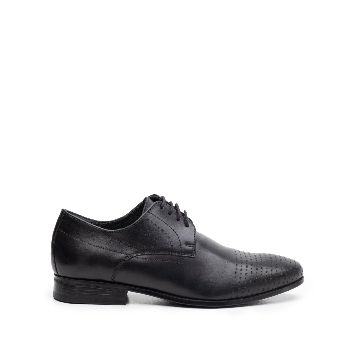Pantofi eleganti barbati din piele naturala, Leofex - 888 negru