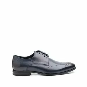 Pantofi eleganti barbati din piele naturala,Leofex - 898 blue box