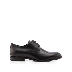 Pantofi eleganţi bărbaţi din piele naturală, Leofex - 898 Negru Box