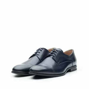 Pantofi eleganti  barbati din piele naturala Leofex - 932 Blue Box