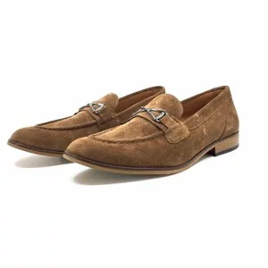 Pantofi eleganti barbati din piele naturala, Leofex - Mostra Stefan maro velur