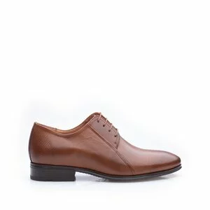 Pantofi eleganti copii din piele naturala,Leofex - 743 C Cognac Box