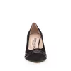 Pantofi eleganți damă din piele naturală -16216 Negru Velur Lac