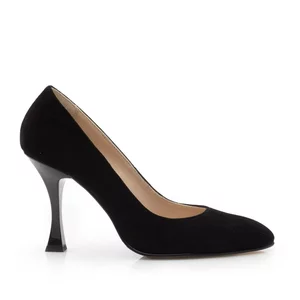  Pantofi eleganti dama din piele naturala - 21167 Negru Velur