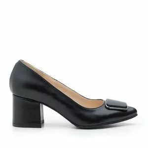 Pantofi eleganti dama din piele naturala - 2176 Negru box