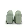 Pantofi eleganți damă din piele naturală - 2292 Verde Deschis Box