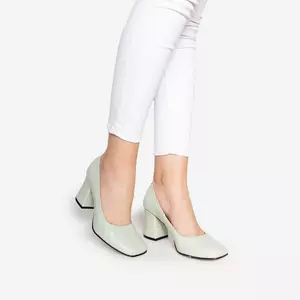 Pantofi eleganți damă din piele naturală - 2294 Verde Opalin Box