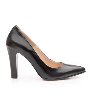 Pantofi eleganti dama din piele naturala - 4597 Negru box