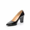 Pantofi eleganți damă din piele naturală, Leofex - 558 Negru