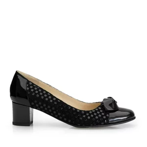 Pantofi eleganti dama din piele naturala  - 559 negru