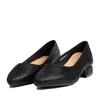 Pantofi eleganți damă din piele naturală, Karisma - 4427 Negru Velur Raiat