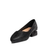 Pantofi eleganți damă din piele naturală, Karisma - 4427 Negru Velur Raiat