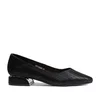 Pantofi eleganți damă din piele naturală, Karisma - 4427 Negru Velur Raiat