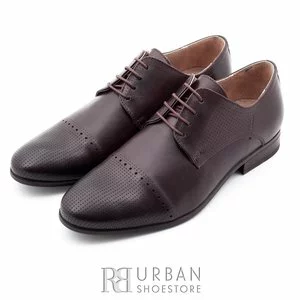 Pantofi eleganti din piele naturala - 821 maro