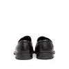 Pantofi eleganti din piele naturala cu varf patrat - 124 negru box