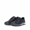 Pantofi sport barbati din piele naturala, Leofex - 519-2  Blue Box