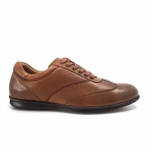 Pantofi sport barbati din piele naturala, Leofex - 534 Cognac Box