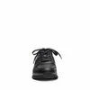 Pantofi sport barbati din piele naturala, Leofex - 668 Negru Box Velur