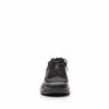 Pantofi sport barbati din piele naturala, Leofex - 672 Negru Box Velur Mash