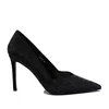 Pantofi stiletto damă cu ștrasuri , Epica - 4392 Negru Pietre