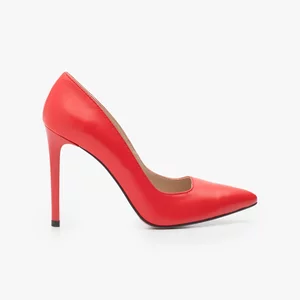 Pantofi stiletto dama din piele naturala - 177 Roșu Box