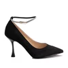 Pantofi stiletto damă, Epica - 4390 Negru Textil