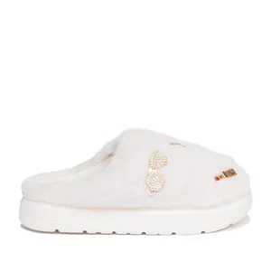 Papuci de casă damă, Filippo  - 3601 Alb