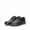 Pantofi casual barbati din piele naturala, Leofex - 846 Negru box