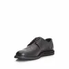Pantofi casual barbati din piele naturala, Leofex - 846 Negru box