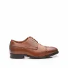Pantofi eleganti barbati din piele naturala, Leofex - 510 Cognac box