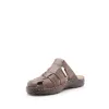 Saboti barbati din piele naturala, Leofex- 142 taupe box
