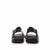 Sandale barbati din piele naturala, Leofex - 323 negru box