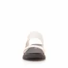 Sandale cu talpa joasa dama din piele naturala,Leofex - 256 Nude metalizat box