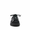 Sneakers damă din piele naturală, Leofex - 309 negru velur+box