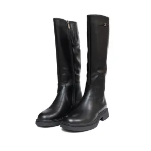 Cizme damă din piele naturală, Pass Collection - 4900 Negru Box
