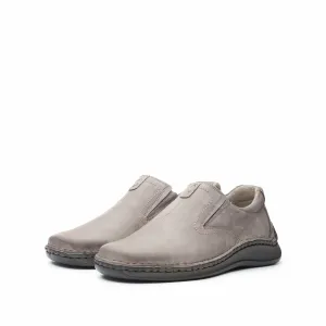 Pantofi casual barbati din piele naturala, Leofex - 919 Taupe nabuc