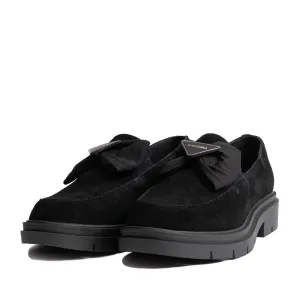Pantofi casual damă din piele naturală, Karisma - 4426 Negru velur
