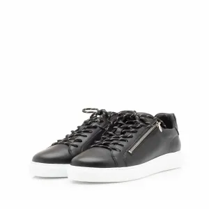 Pantofi sport barbati din piele naturala, Leofex - 801-2 Negru Box