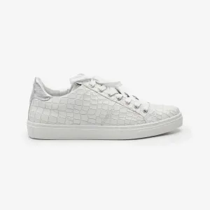 Pantofi sport dama din piele naturala, Leofex - 498 Alb box