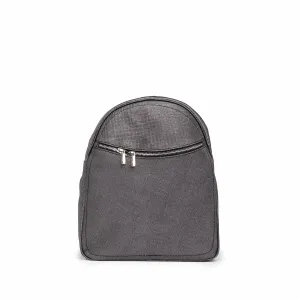 Rucsac dama din piele naturala,Leofex- 4007 Gri raiat