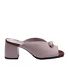 Saboți damă din piele naturală, Karisma  - 4039 Lila Box