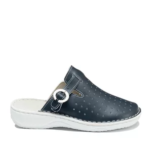 Saboti medicali damă din piele naturală, Leofex - 121-L Blue Box