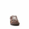 Sandale barbati din piele naturala, Leofex - 799 taupe