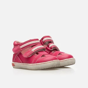 Sandale copii din piele naturala  – 120 roz box nabuc