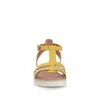 Sandale dama din piele naturala- 151 Galben -auriu