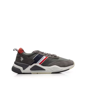 Sneakers barbati U.S. POLO ASSN.-505 Gri Velur