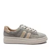 Sneakers damă din piele naturală - 3498 Gri Bej Nabuc
