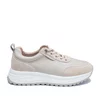 Sneakers damă din piele naturală - 4431 Bej Box