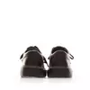 Sneakers damă din piele naturală, Leofex - 365 Negru Box